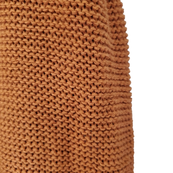 Aura Sweater Midi Dress Burt Rust Brown size Med - Picture 3 of 5